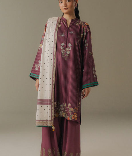 Coco By Zara Shahjahan Prints V-5`25 (D#1A)