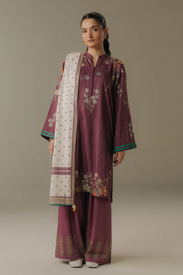 Coco By Zara Shahjahan Prints V-5`25 (D#1A)