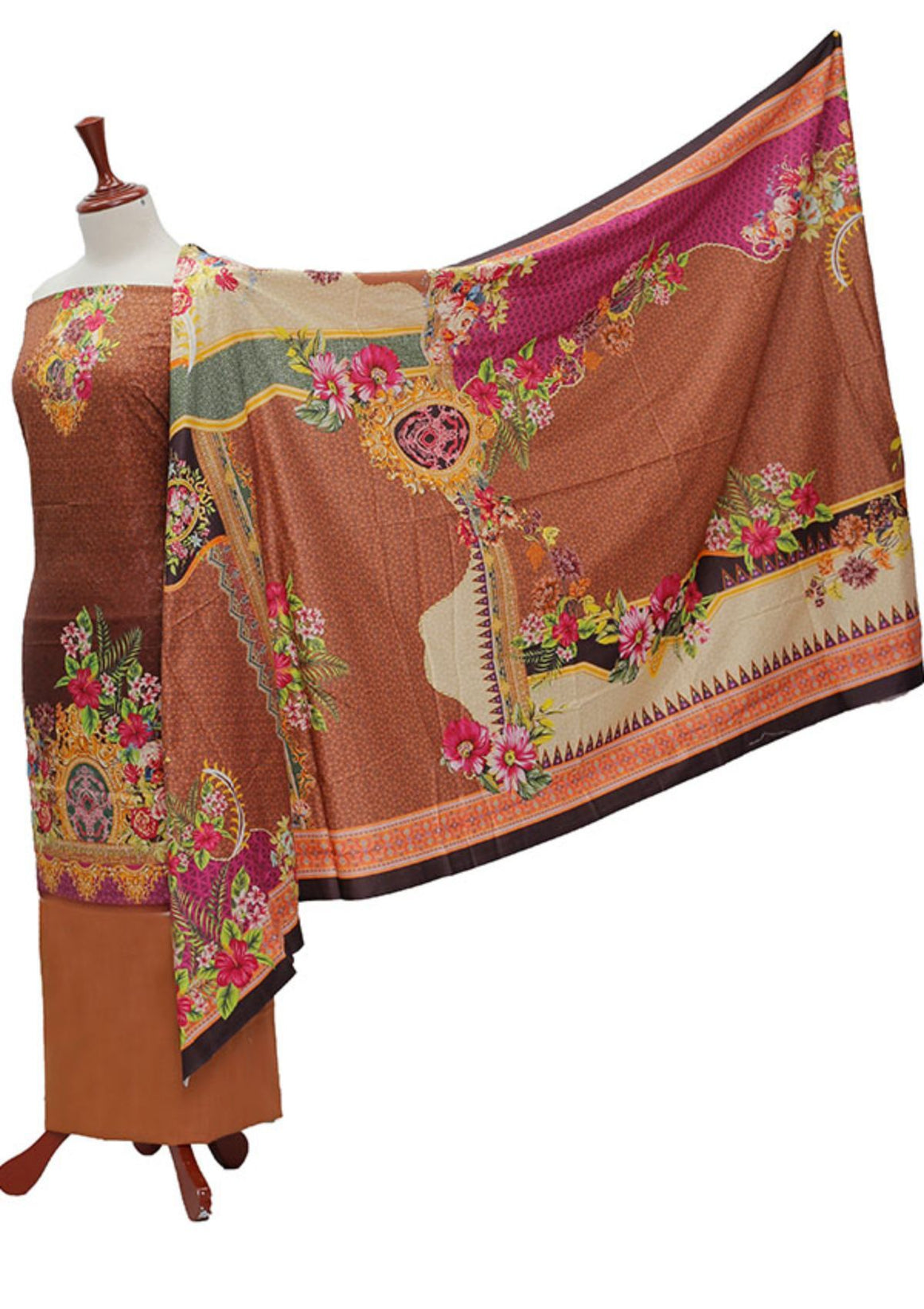 Ameera Emb Linen'20 AM#2010142 (Brown)