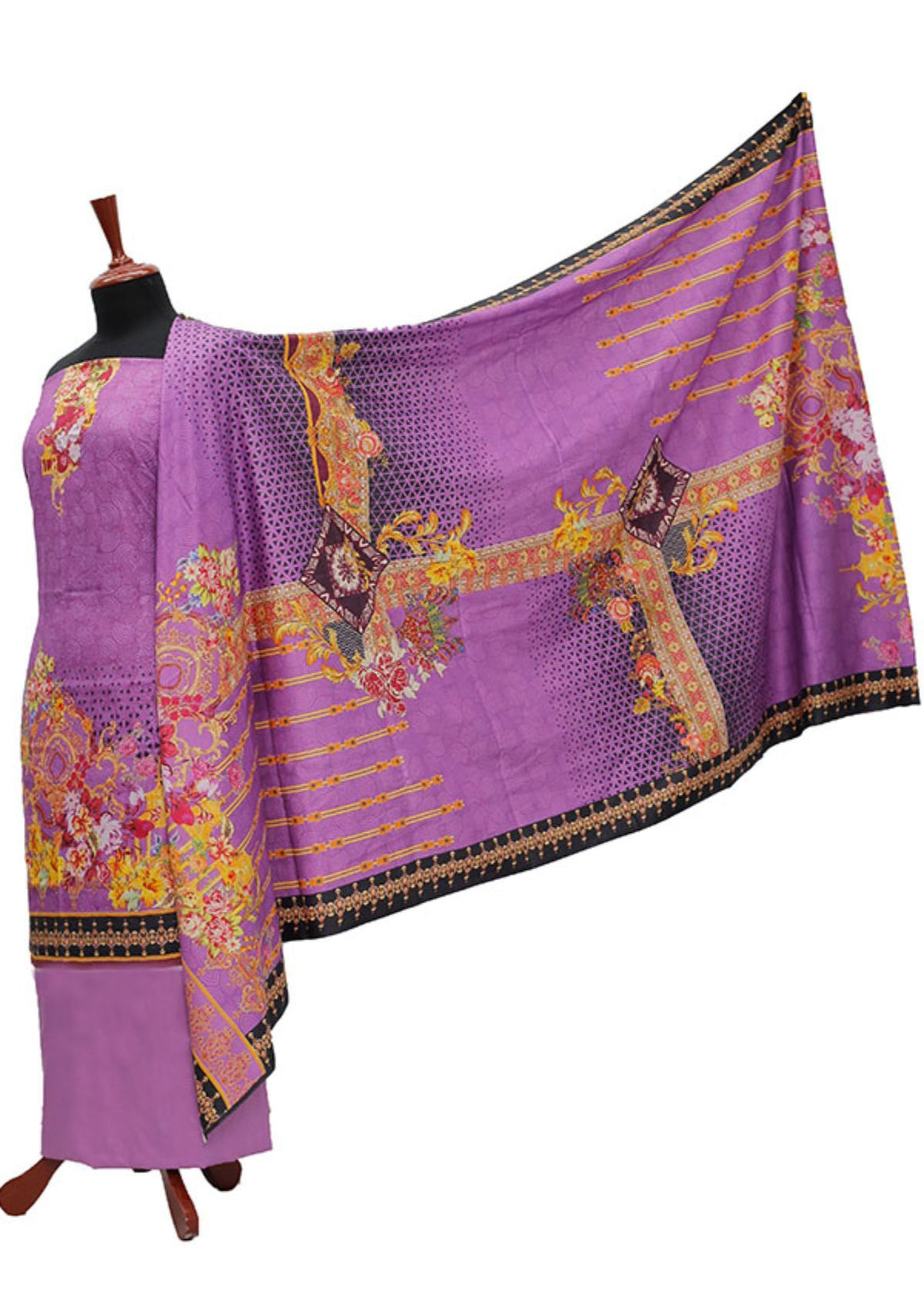 Ameera Emb Linen'20 AM#2010143 (Purple)