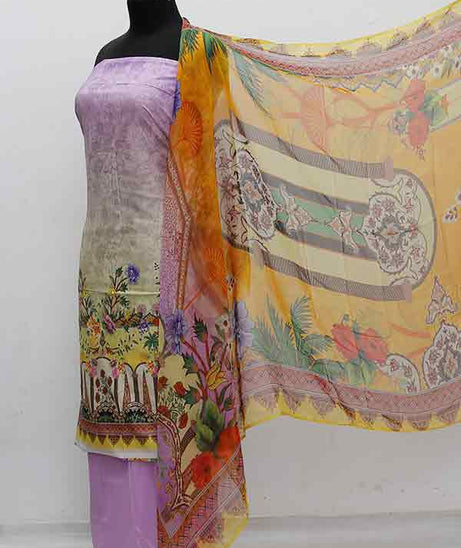 Ameera Linen Chiffon Duptt`20 D#1012 Mauve