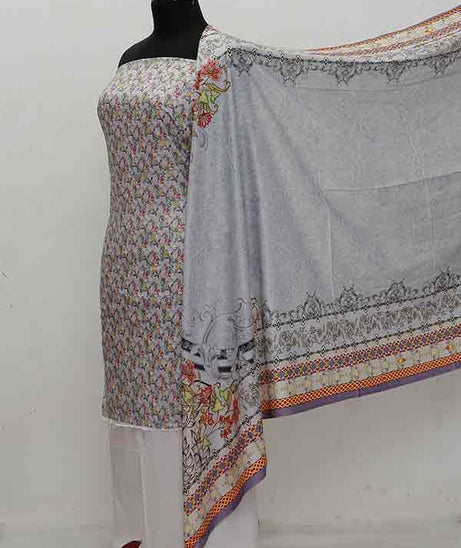 Ameera Print Linen 3Pcs`20 AM#2010150 L Fawn