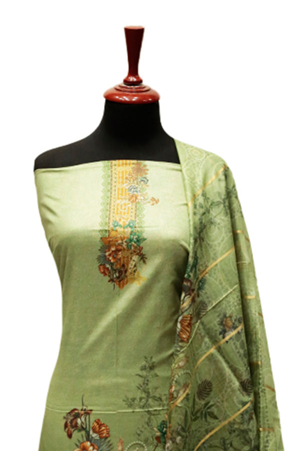 Ammar Bilal Print Lawn'24 (A Green)