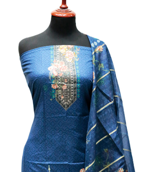 Ammar Bilal Print Lawn'24 (Blue)
