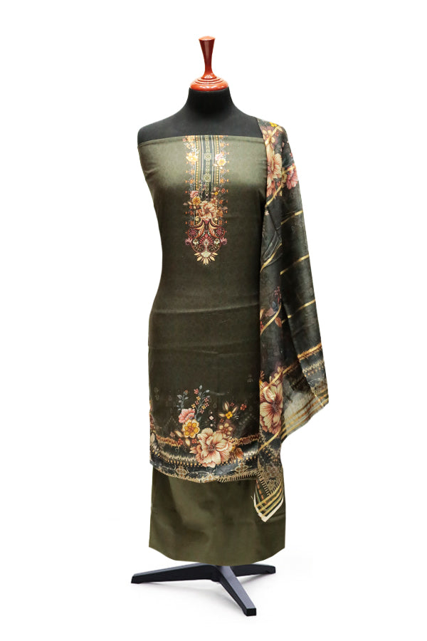 Ammar Bilal Print Lawn'24 (M Green)