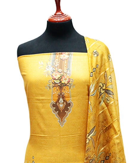 Ammar Bilal Print Lawn'24 (Mustard)
