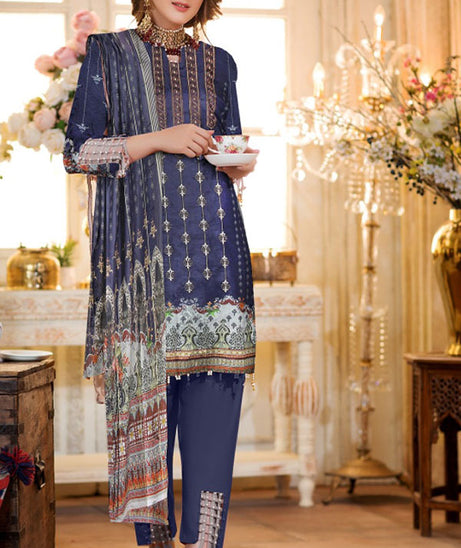 AB Ammara Digital Emb Lawn`22 (Vol-5) D#02