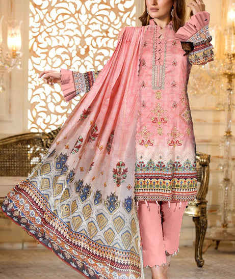 AB Ammara Digital Emb Lawn`22 (Vol-5) D#07