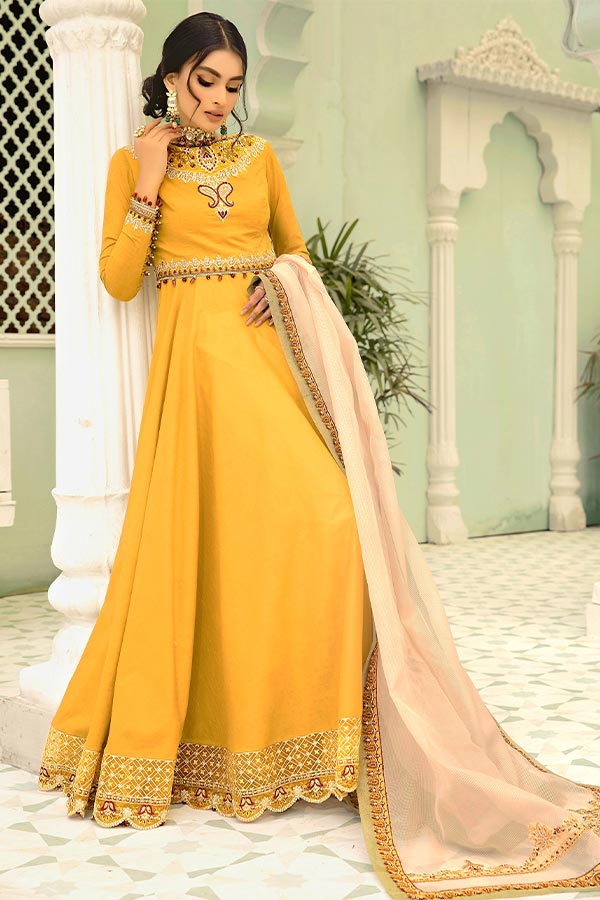 Anamta by Mahwish Luxury Lawn'22 D#03 GUL-E-AFSHAN