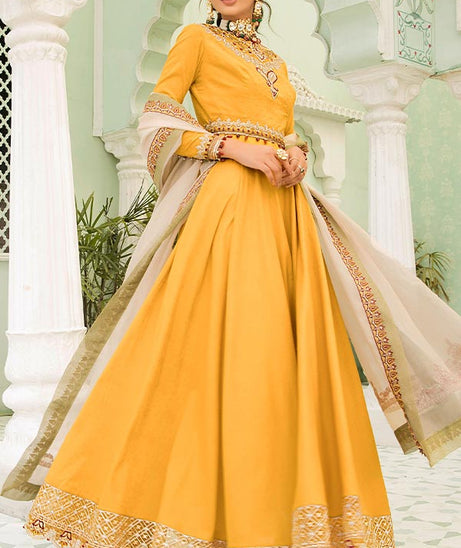 Anamta by Mahwish Luxury Lawn'22 D#03 GUL-E-AFSHAN