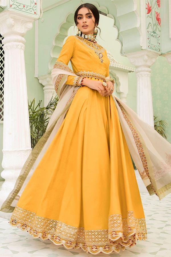 Anamta by Mahwish Luxury Lawn'22 D#03 GUL-E-AFSHAN