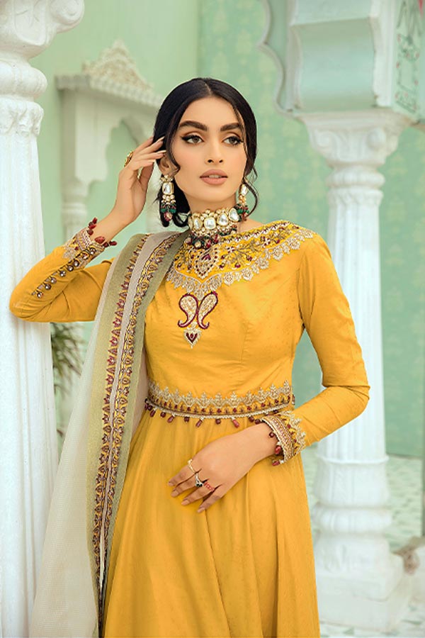 Anamta by Mahwish Luxury Lawn'22 D#03 GUL-E-AFSHAN