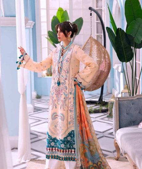 Anaya Afsana Festive Luxury Lawn`22 AL#18