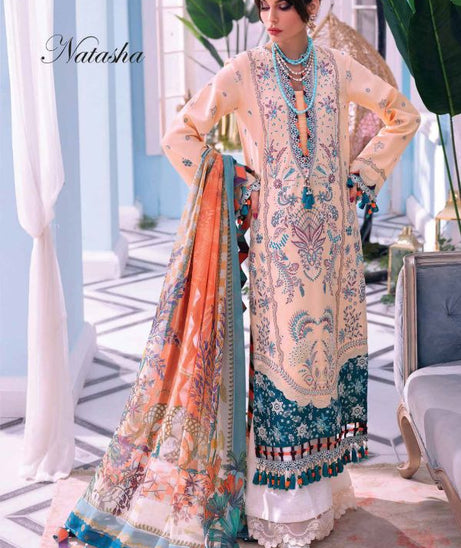 Anaya Afsana Festive Luxury Lawn`22 AL#18