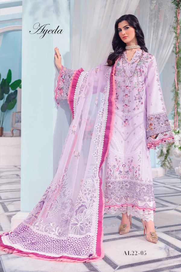 Anaya Afsana Festive Luxury Lawn`22 AL#05