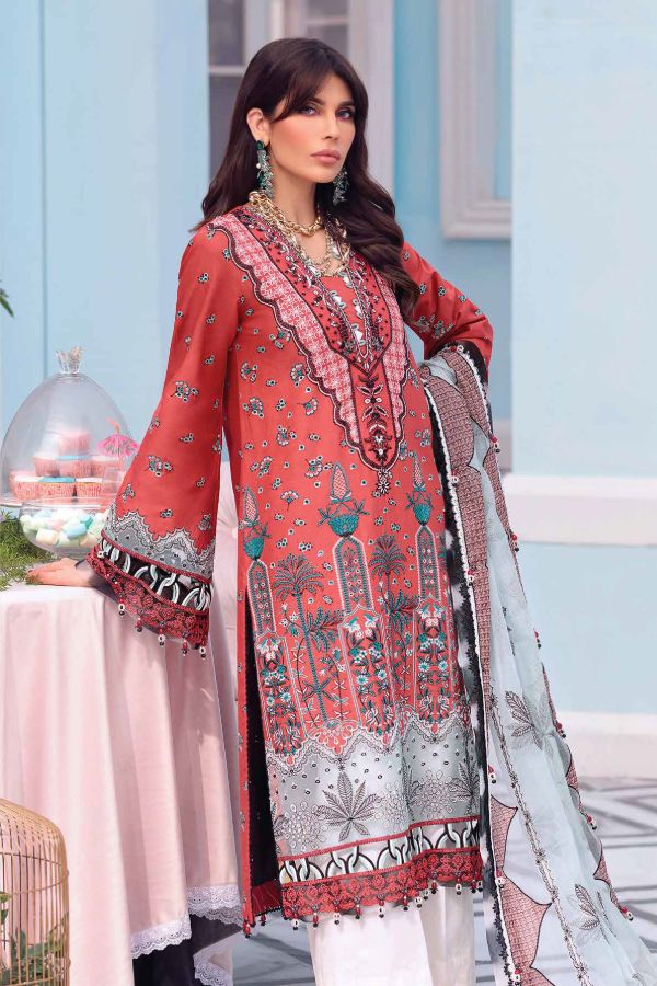 Anaya Afsana Festive Luxury Lawn`22 AL#08