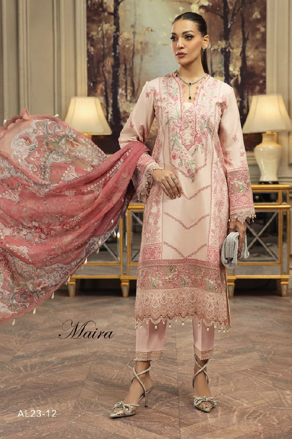 Anaya Luxury Festive Lawn`23 AL23-12-MAIRA