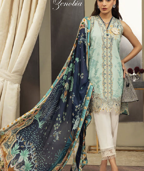 Anaya Luxury Festive Lawn`23 AL23-13-ZENOBIA