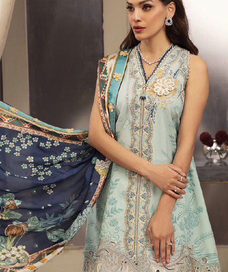 Anaya Luxury Festive Lawn`23 AL23-13-ZENOBIA