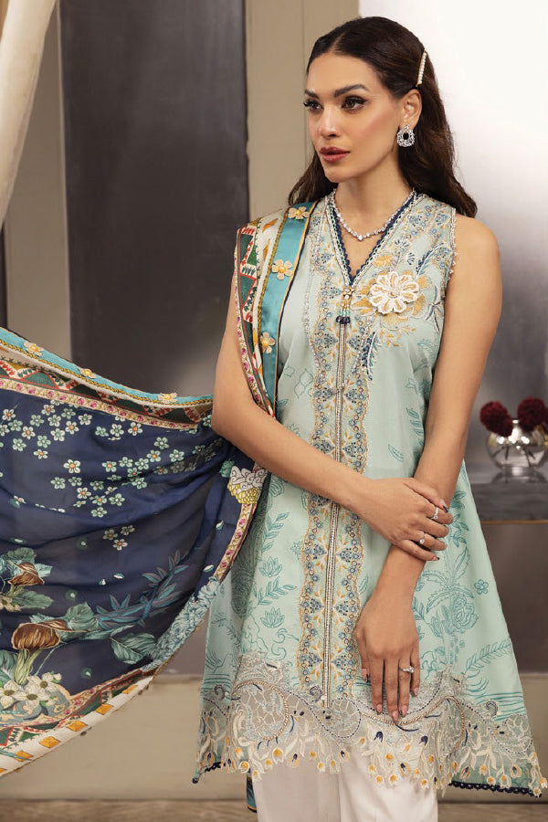 Anaya Luxury Festive Lawn`23 AL23-13-ZENOBIA