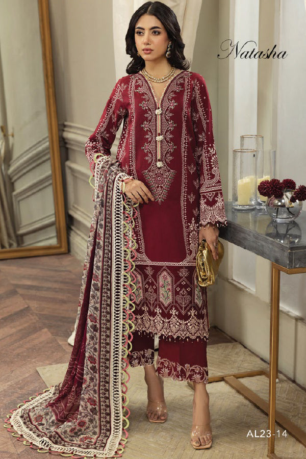 Anaya Luxury Festive Lawn`23 AL23-14-NATASHA