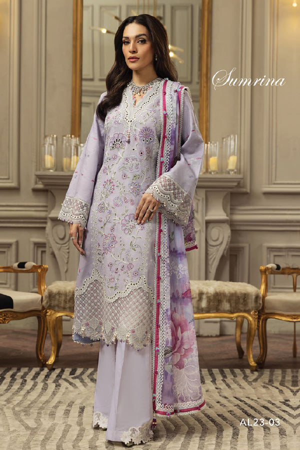 Anaya Luxury Festive Lawn`23 AL23-03-SUMRINA
