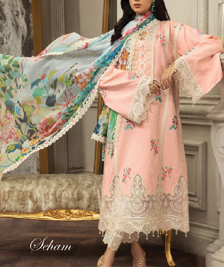 Anaya Luxury Festive Lawn`23 AL23-04-SEHAM