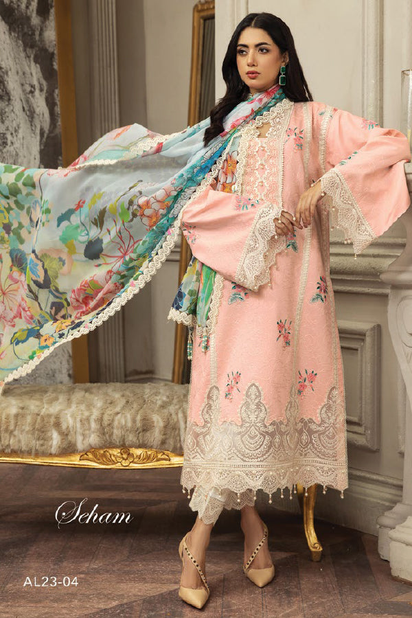 Anaya Luxury Festive Lawn`23 AL23-04-SEHAM