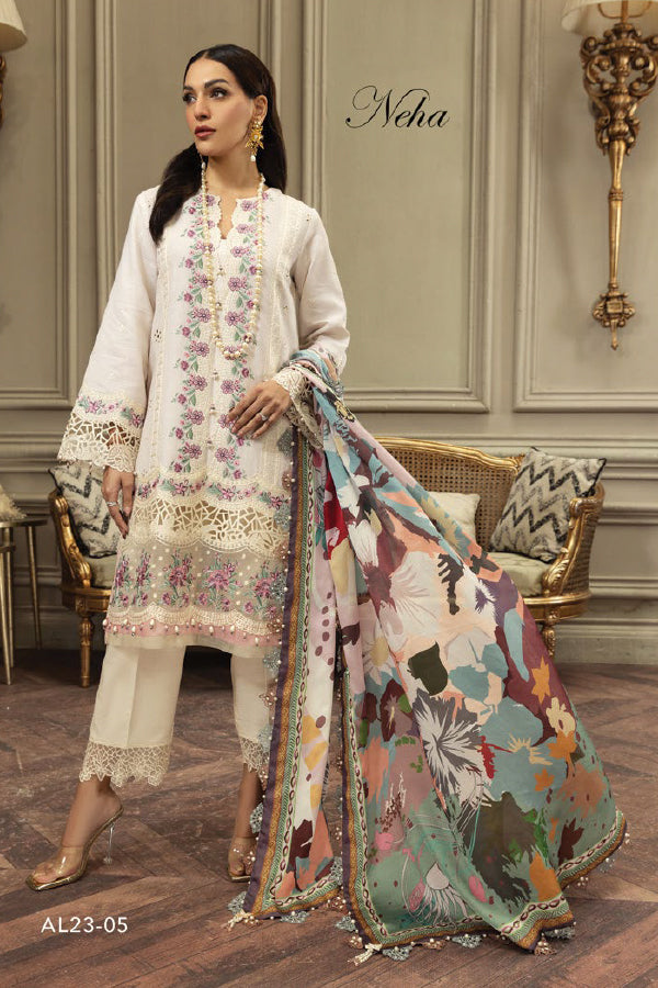 Anaya Luxury Festive Lawn`23 AL23-05-NEHA