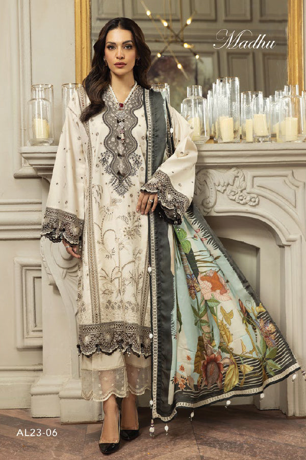 Anaya Luxury Festive Lawn`23 AL23-06-MADHU