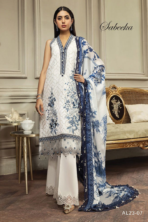 Anaya Luxury Festive Lawn`23 AL23-07-SABEEKA