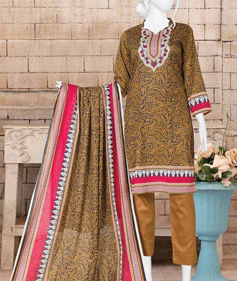 Anaya Print Lawn`21 D#3709 (Sh Pink)