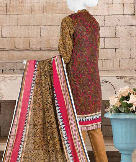 Anaya Print Lawn`21 D#3709 (Sh Pink)