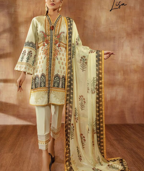 Viva Print Lawn`21 3Pcs D#2-A