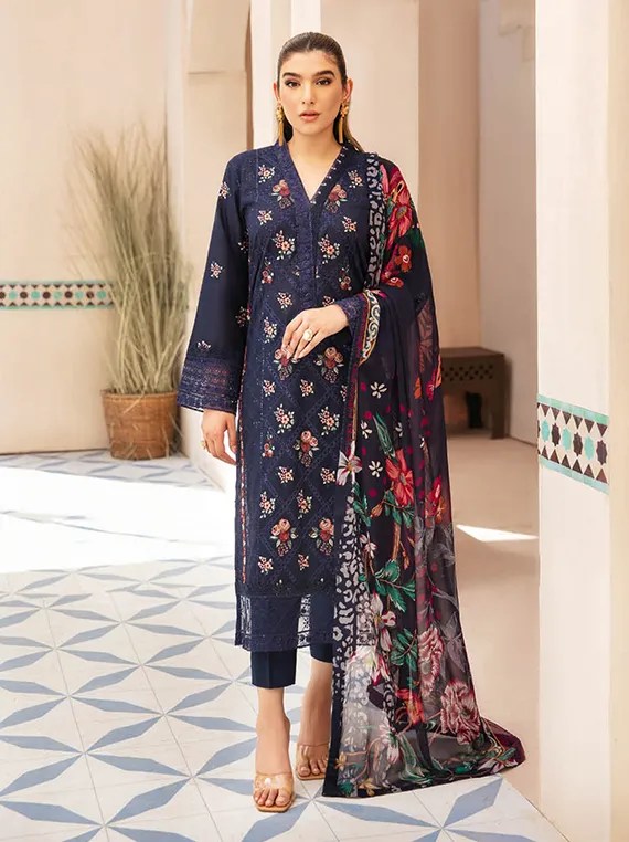 Ramsha Andaaz L/Lawn'25 Vol-10 Z#1007