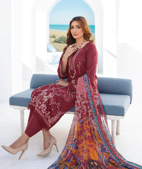 Anora Noor Emb Lawn'24 D#09