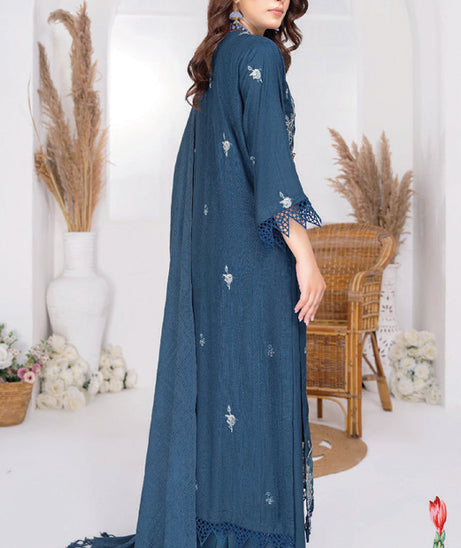 short blue dresses for prom Anora Floral Tiered Maxi Dress main image 1