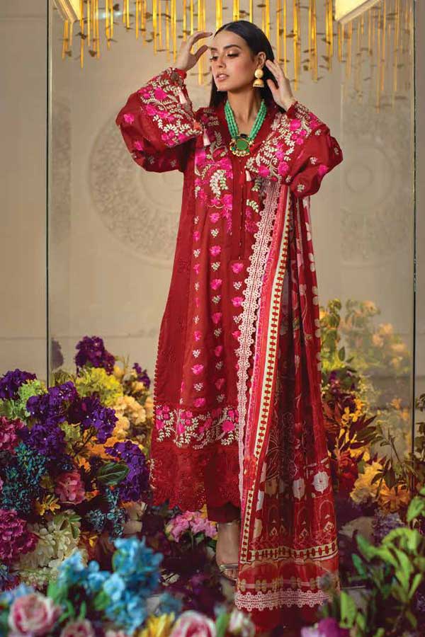 Zoha By Ansab Jahangir Luxury Lawn'22 AJLL#04