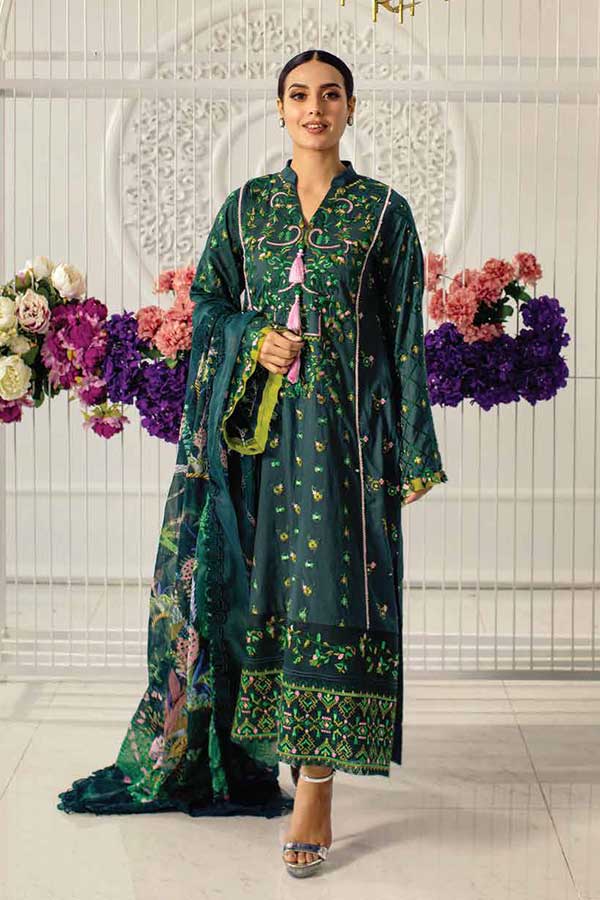 Zoha By Ansab Jahangir Luxury Lawn'22 AJLL#09