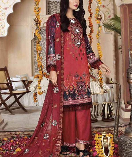 Areej Manha D/Emb Lawn'22 Vol-2 D#1