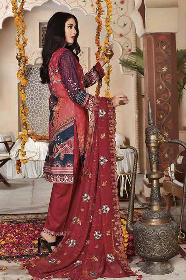 Areej Manha D/Emb Lawn'22 Vol-2 D#1