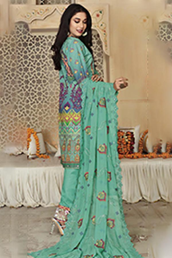 Areej Manha D/Emb Lawn'22 Vol-2 D#4