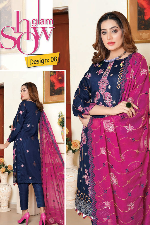 Areej Manha E/Cotail Lawn`22 D#08 (Vol-18)