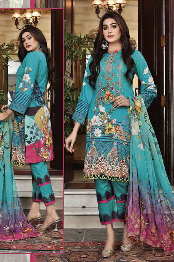 Areej Manha Emb D/Lawn`22 Vol-4 D#10
