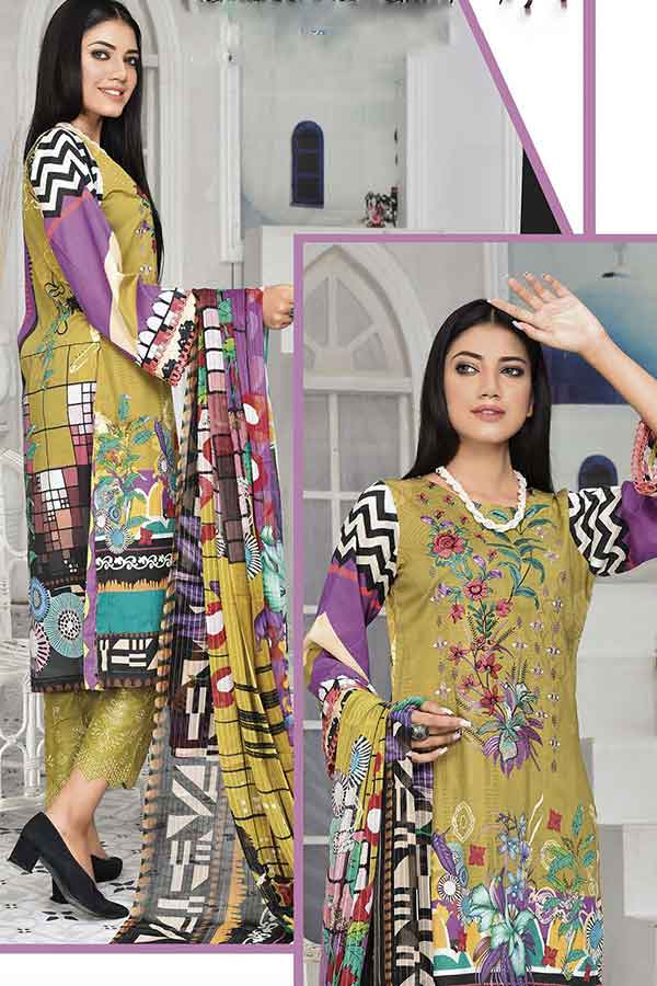 Areej Manha Emb D/Lawn`22 Vol-5 D#03