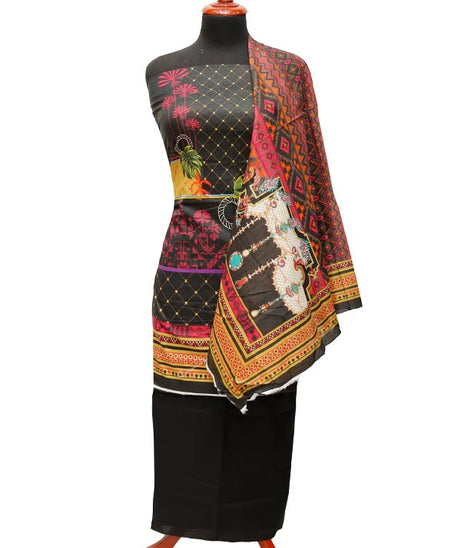 Areesha Khan Riwayat Lawn'22 D # 21173 Black