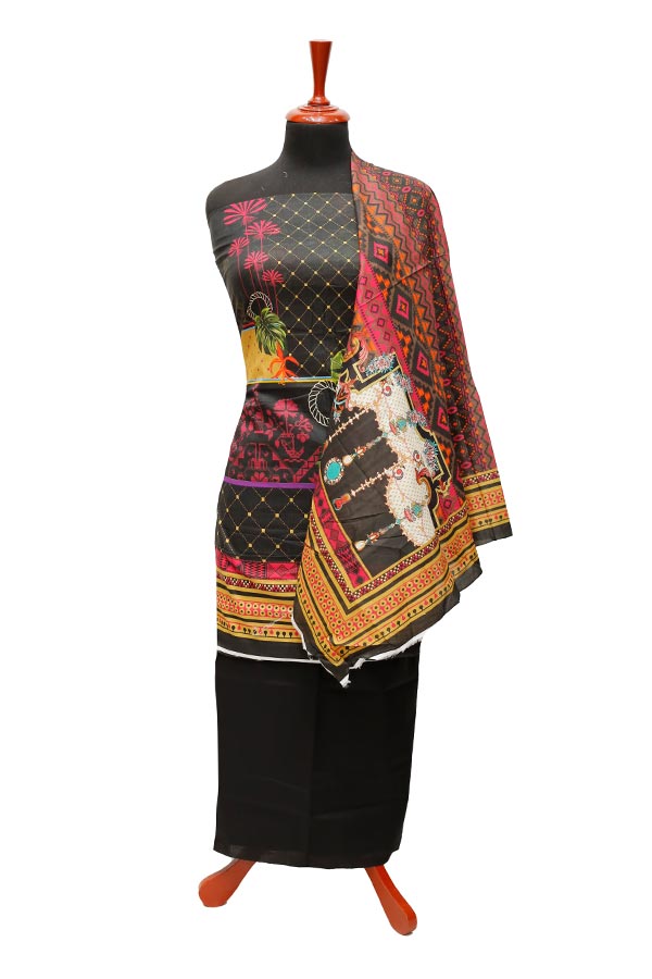 Areesha Khan Riwayat Lawn'22 D # 21173 Black