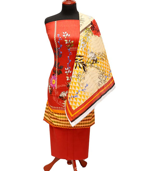 Areesha Khan Riwayat Lawn'22 D # 21183 Red