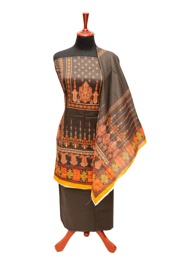 Areesha Khan Riwayat Lawn'22 D # 21195 D Chocolate