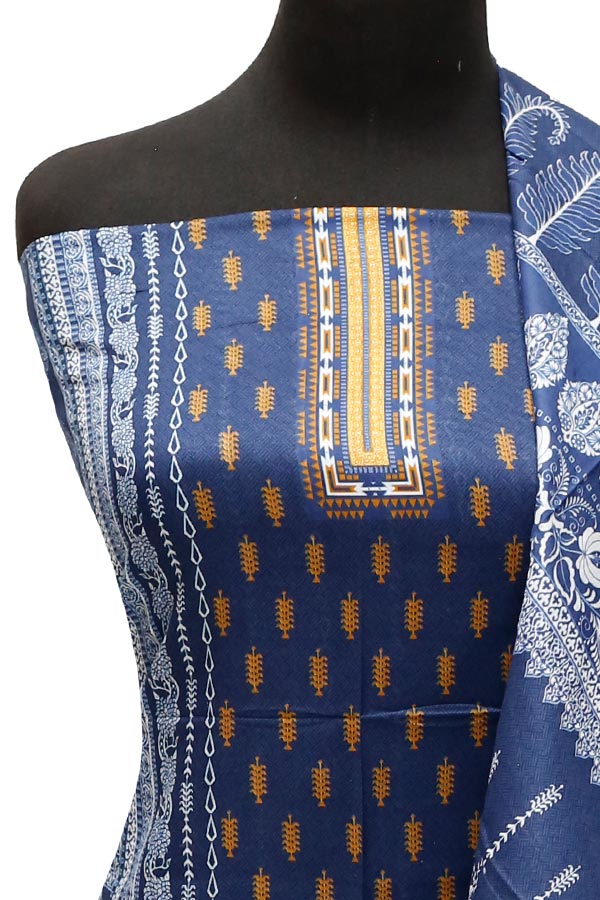 Areesha Khan Riwayat Lawn'22 D # 21196 Nevy Blue